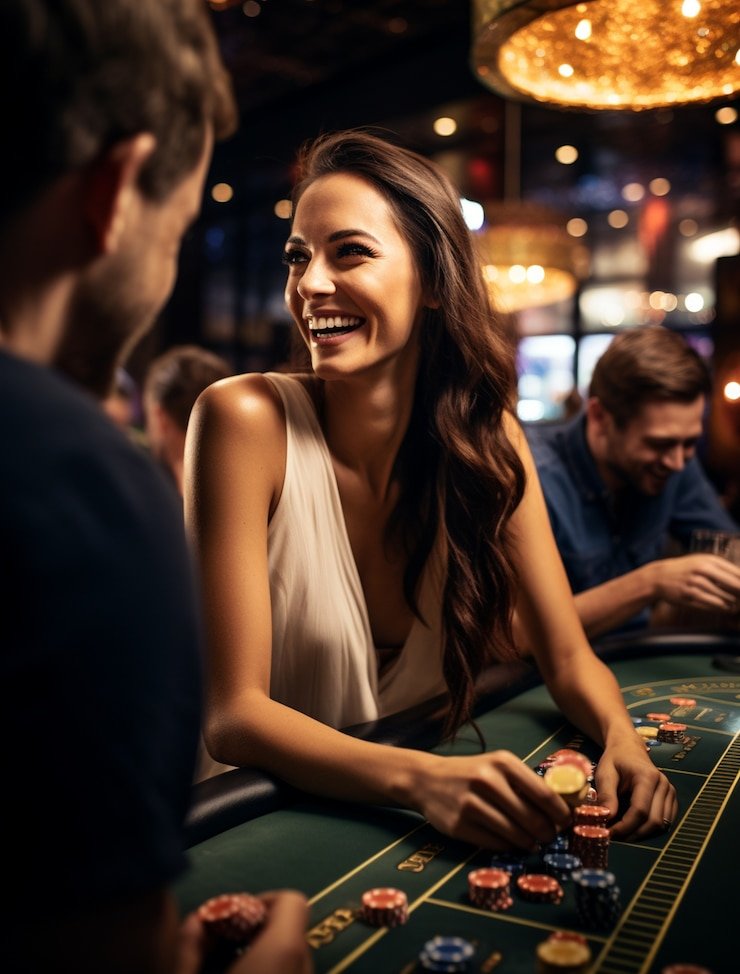 Studio live draw panenqq dengan kamera multi-sudut menampilkan meja blackjack dan dealer profesional